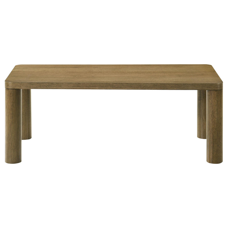  Coaster Furniture Castlewood 710858-S3 3-piece Cocktail Coffee Table Set - Brown Oak IMAGE 6