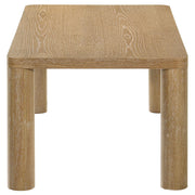  Coaster Furniture Castlewood 710868 Engineered Wood Coffee Table - Light Oak IMAGE 2