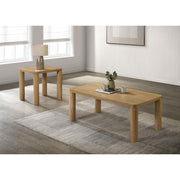  Coaster Furniture Castlewood 710868-S2 2-piece Cocktail Coffee Table Set - Light Oak IMAGE 2