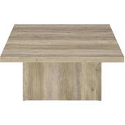  Coaster Furniture Devar 710878-S2 2-piece Square Coffee End Table Set - Distressed Pine IMAGE 9