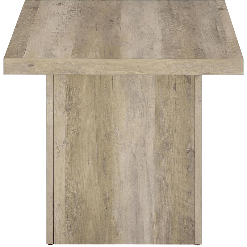  Coaster Furniture Devar 710878-S3 3-piece Square Coffee End Table Set - Distressed Pine IMAGE 6