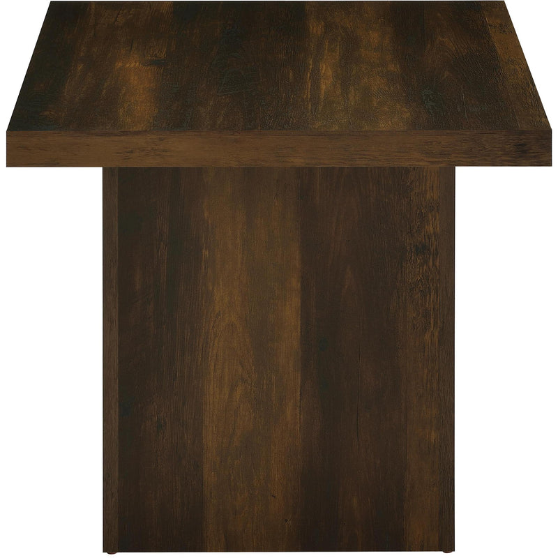  Coaster Furniture Devar 710888-S2 2-piece Square Coffee and End Table Set - Dark Pine IMAGE 7