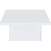  Coaster Furniture Devar 710898-S2 2-piece Square Coffee End Table Set - White High Gloss IMAGE 11
