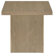  Coaster Furniture Devar 710917 Square Engineered Wood End Table - Latte IMAGE 3