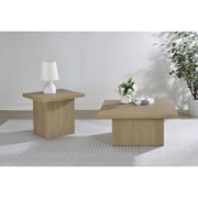  Coaster Furniture Devar 710918 Square Engineered Wood Coffee Table - Latte IMAGE 8