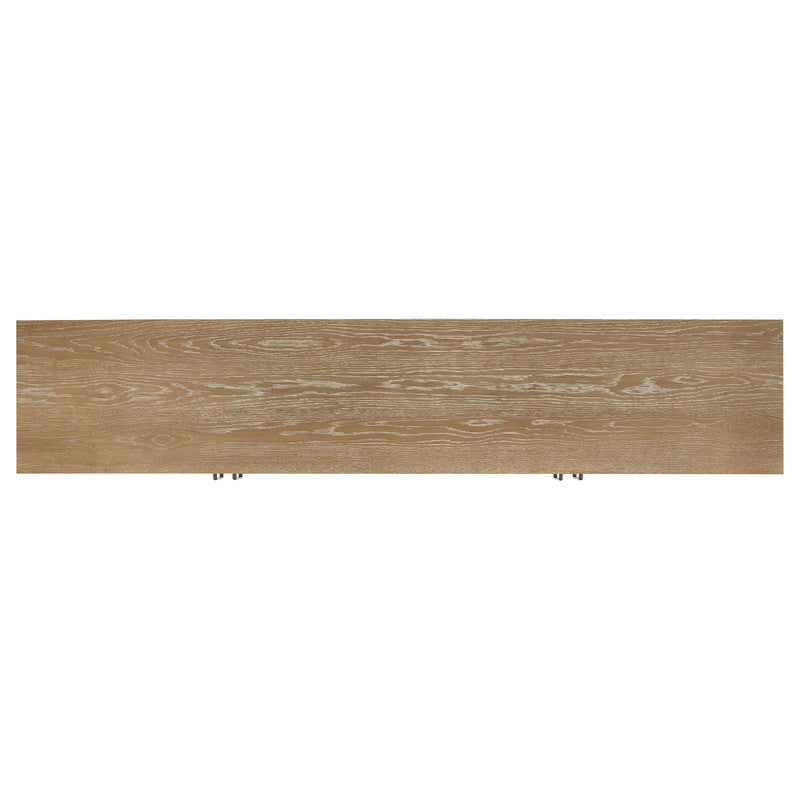  Coaster Furniture Brenham 720130 79-inch 4-door TV Stand Media Console - Washed Oak IMAGE 4