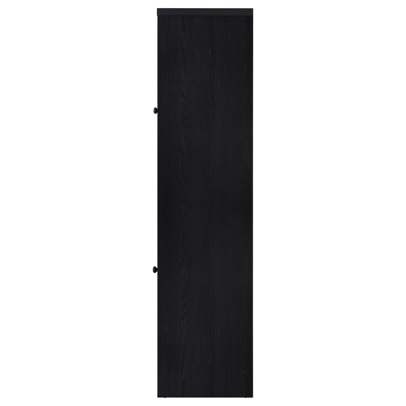  Coaster Furniture Denison 720223-SET 3-piece Entertainment Center 79-inch TV Stand - Black IMAGE 5