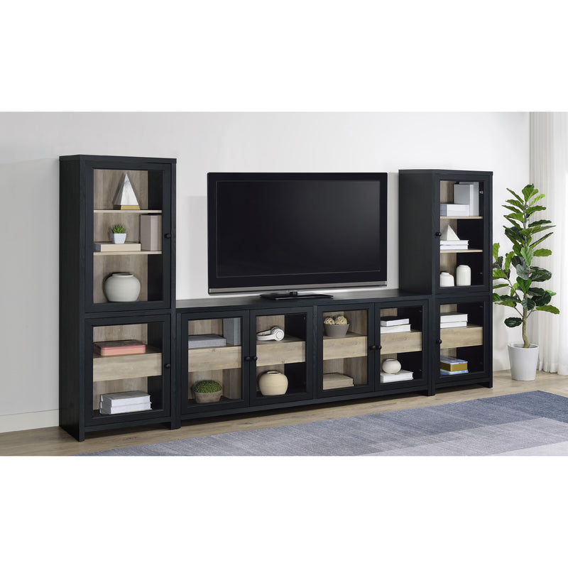  Coaster Furniture Denison 720224 67-inch 2-door Media Tower Storage Cabinet - Black IMAGE 10