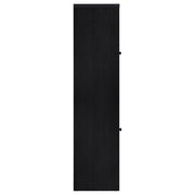  Coaster Furniture Denison 720224 67-inch 2-door Media Tower Storage Cabinet - Black IMAGE 2