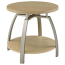  Coaster Furniture Dacre 720318-S2 2-piece Round Coffee and End Table Set - Greige IMAGE 11