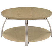 Coaster Furniture Dacre 720318-S2 2-piece Round Coffee and End Table Set - Greige IMAGE 8