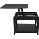  Coaster Furniture Lindenton 722728-S2 2-piece Wood Lift-Top Coffee and End Table Set - Black IMAGE 12