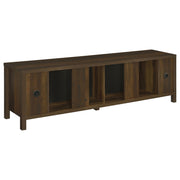  Coaster Furniture Carey 722823 79-inch TV Stand Fireplace Media Console - Dark Pine IMAGE 1