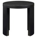  Coaster Furniture Sweeney 722828-S3 3-piece Coffee and End Occasional Table Set - Black IMAGE 4