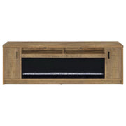  Coaster Furniture Eddy 722843 79-inch 2-door TV Stand Fireplace Media Console - Mango IMAGE 6