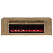  Coaster Furniture Eddy 722843 79-inch 2-door TV Stand Fireplace Media Console - Mango IMAGE 7