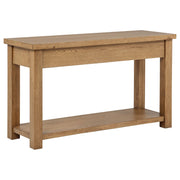  Coaster Furniture Beasley 723329 2-Drawer Wood Console Table - Golden Oak IMAGE 5