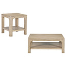  Coaster Furniture Solano 723488-S2 2-piece Square Coffee Table Set - Weathered Mango IMAGE 1