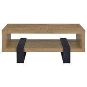  Coaster Furniture Dinard 723678 Engineered Wood Coffee Table - Mango IMAGE 1