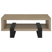  Coaster Furniture Dinard 723688 Engineered Wood Coffee Table - Latte IMAGE 1