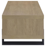  Coaster Furniture Dinard 723688 Engineered Wood Coffee Table - Latte IMAGE 3