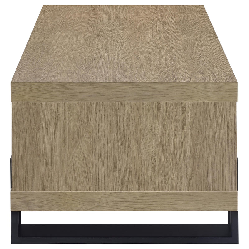  Coaster Furniture Dinard 723688 Engineered Wood Coffee Table - Latte IMAGE 3