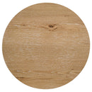  Coaster Furniture Kessler 735988-S3 3-piece Round Sculptural Wood Coffee Table Set - Light Oak IMAGE 5