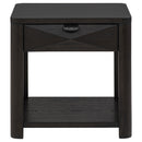  Coaster Furniture Marcelo 736067 Wood End Table with Drawer and Shelf - Coffee IMAGE 10