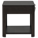  Coaster Furniture Marcelo 736067 Wood End Table with Drawer and Shelf - Coffee IMAGE 13