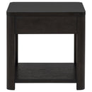  Coaster Furniture Marcelo 736067 Wood End Table with Drawer and Shelf - Coffee IMAGE 8