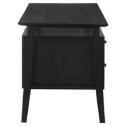  Coaster Furniture Goodson 801586 64-inch 4-Drawer Double Pedestal Computer Desk - Black IMAGE 3