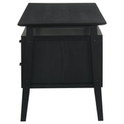  Coaster Furniture Goodson 801586 64-inch 4-Drawer Double Pedestal Computer Desk - Black IMAGE 7