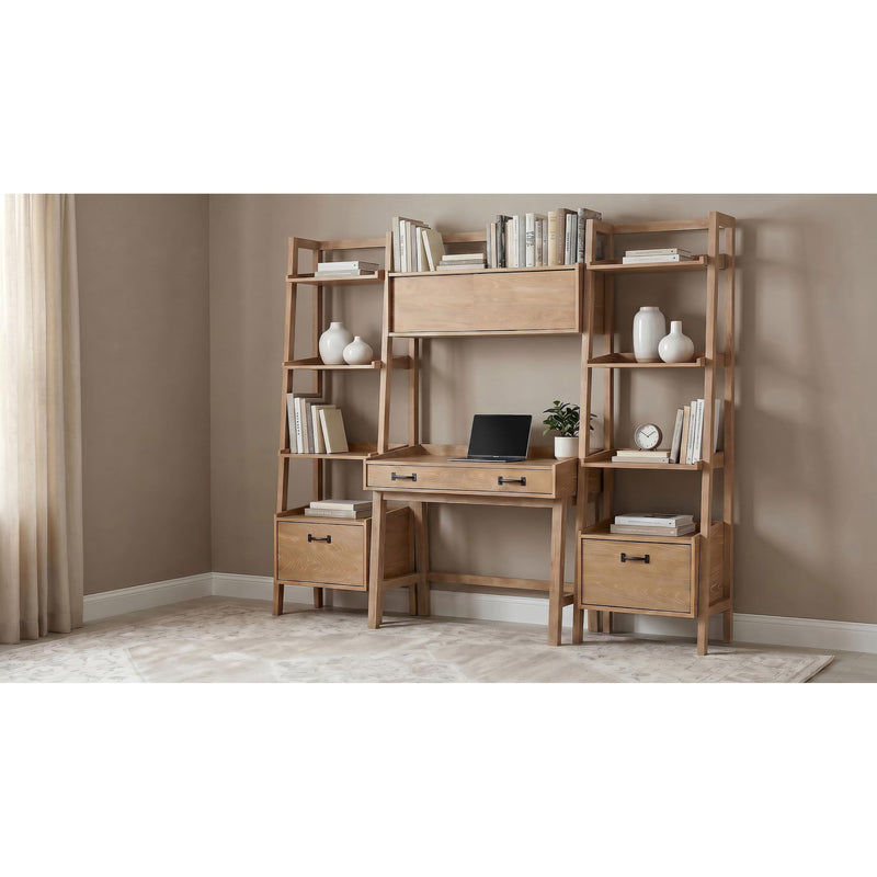  Coaster Furniture Fabian 802044 Bookshelf Bridge with Cubbies  - Distressed Light Brown IMAGE 10