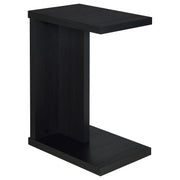  Coaster Furniture Clower 930276 Engineered Wood C-Shaped Sofa Side Table - Black IMAGE 2