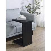  Coaster Furniture Clower 930276 Engineered Wood C-Shaped Sofa Side Table - Black IMAGE 6