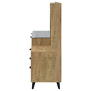  Coaster Furniture Souza 930283 5-Drawer Makeup Vanity Table With LED Mirror - Mango IMAGE 4