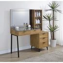  Coaster Furniture Souza 930283 5-Drawer Makeup Vanity Table With LED Mirror - Mango IMAGE 5