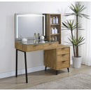  Coaster Furniture Souza 930283 5-Drawer Makeup Vanity Table With LED Mirror - Mango IMAGE 8