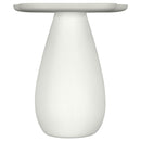  Coaster Furniture Perth 930616 20-inch Side Table with Cloud-Shaped Top - Off White IMAGE 2