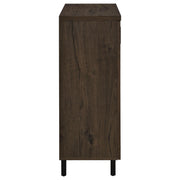  Coaster Furniture Brixton 950423 2-door Entryway Shoe Storage Cabinets - Smoked Oak IMAGE 5