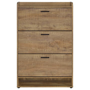  Coaster Furniture Denia 950425 3-tier Engineered Wood Shoe Cabinet - Mango IMAGE 2