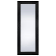  Coaster Furniture Cadence 961653 Tempered Glass Full Length Standing Mirror - Black Oak IMAGE 2
