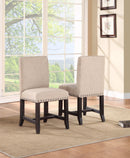 Yosemite - Upholstered Dining Chair (Set of 2) - Beige / Cafe