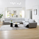 Tarrance - Modular Armless Chair - Gray
