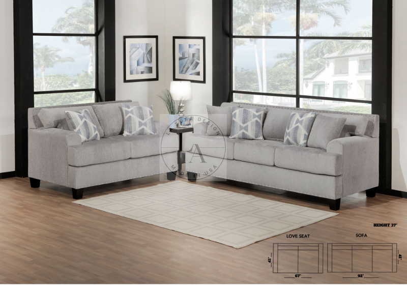 Nicole Sofa & Loveseat