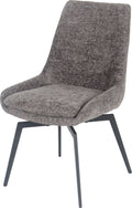 Ceo - 180 Degree Return Swivel Upholstered Dining Chair (Set of 2)
