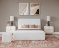 Blossom Wisteria - Upholstered Platform Bed