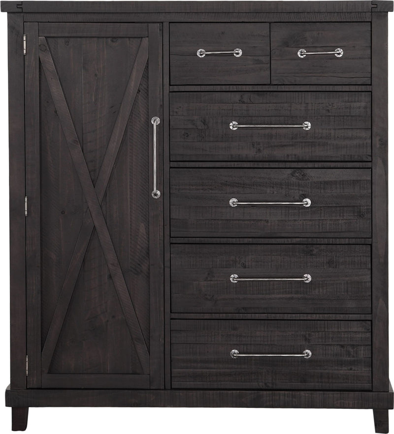 Yosemite - Solid Wood Gentleman's Chest - Cafe