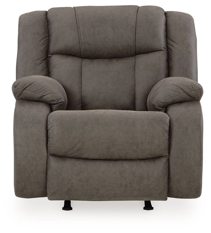 First Base - Rocker Recliner - Gunmetal