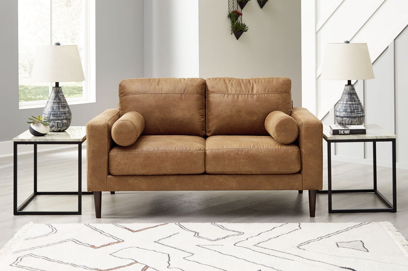 Telora - Loveseat - Caramel